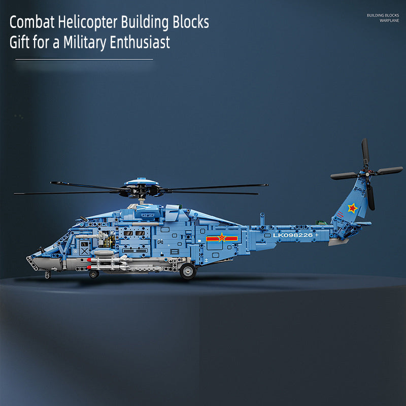 3052 Armed Helicopter Building Block Set