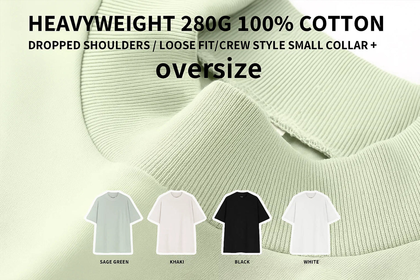Premium 280GSM Heavyweight Custom Apparel: Pure & Vintage Wash Options