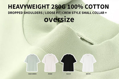 Premium 280GSM Heavyweight Custom Apparel: Pure & Vintage Wash Options