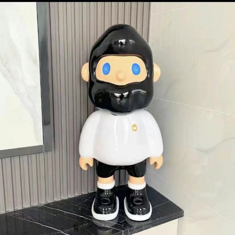 Farmer Bob Cartoon Floor Statue
