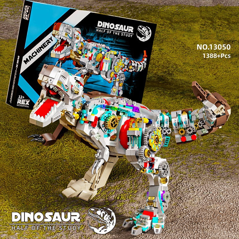Mechanical T-Rex Dinosaur Building Block Toy