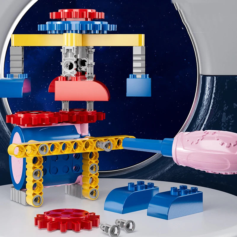 Electric Particle Building Block Robot