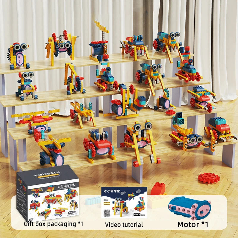 Electric Particle Building Block Robot