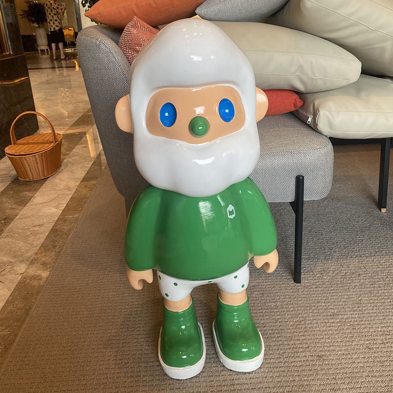 Farmer Bob Cartoon Floor Statue
