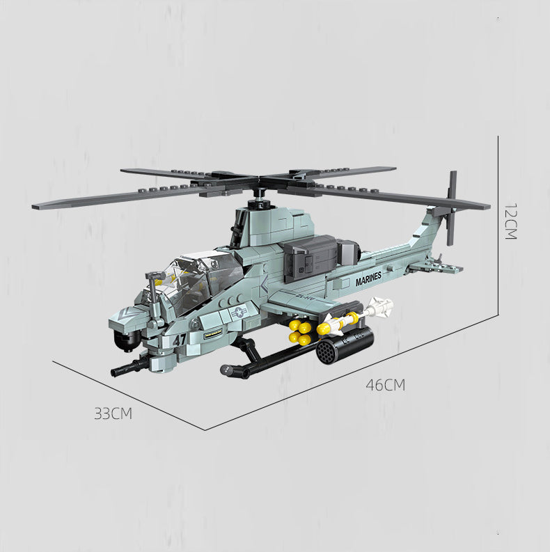 Kids DIY Helicopter Building Blocks