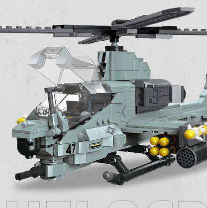 Kids DIY Helicopter Building Blocks