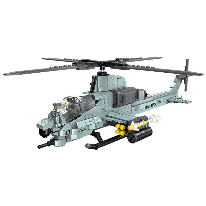 Kids DIY Helicopter Building Blocks