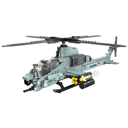 Kids DIY Helicopter Building Blocks