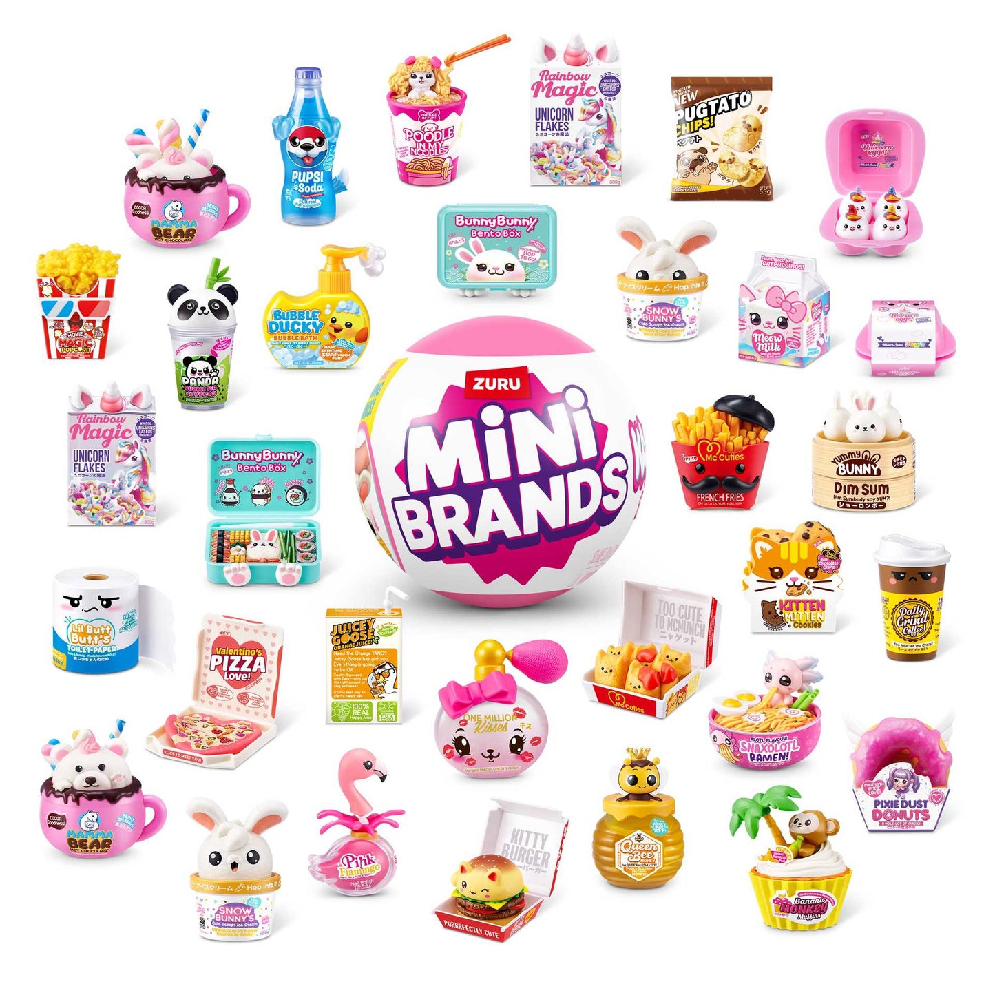 Kawaii Miniature Figurine Blind Box Mini Cute Ball Toy