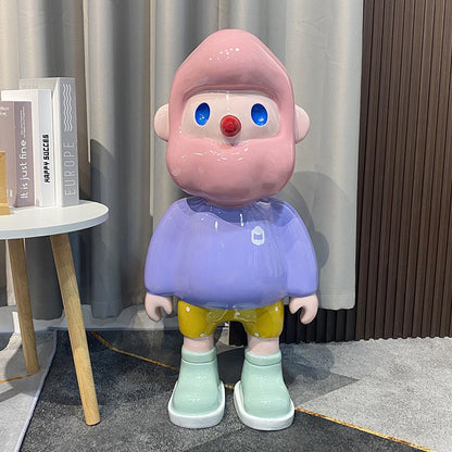 Farmer Bob Cartoon Floor Statue