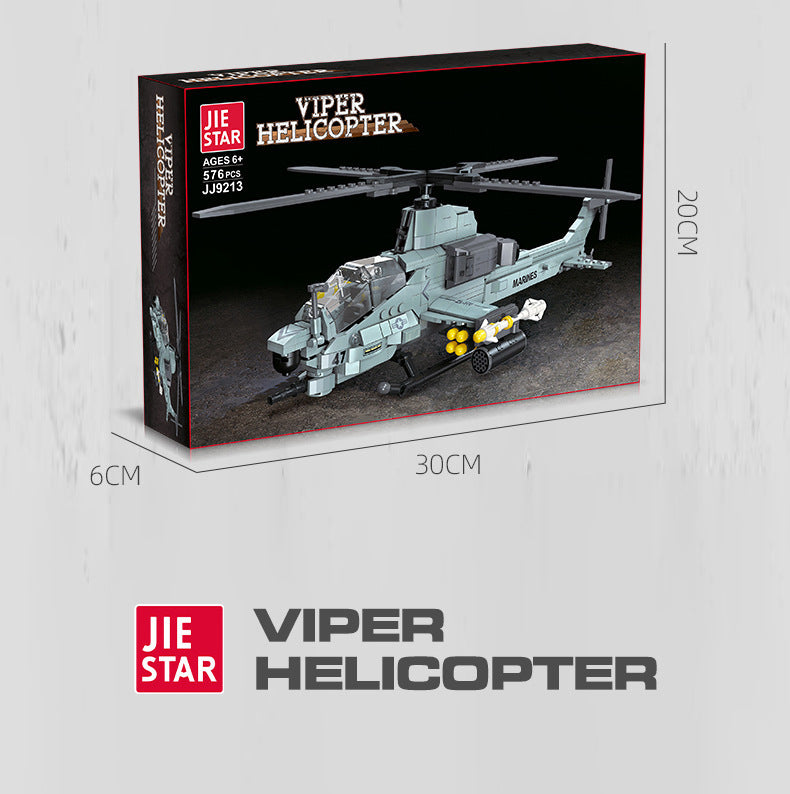 Kids DIY Helicopter Building Blocks