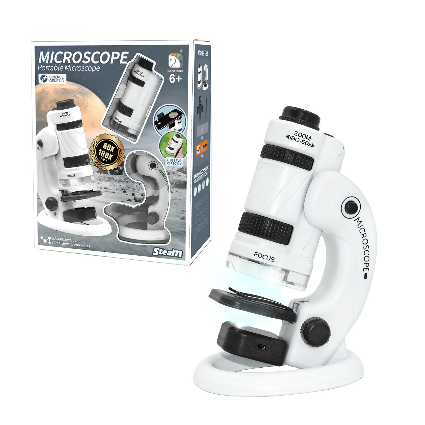 Portable Kids Microscope Toy