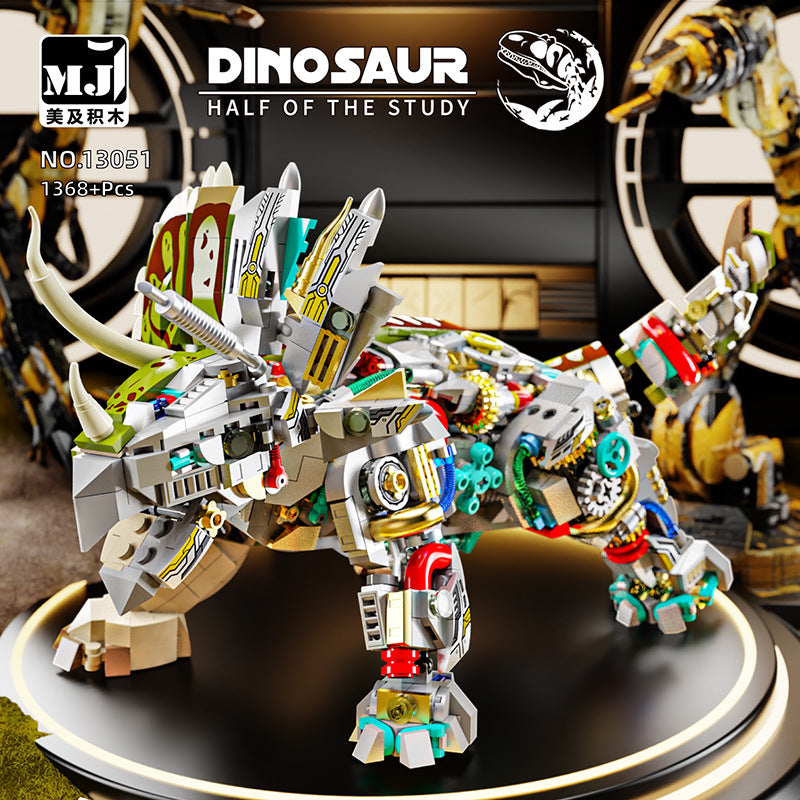 Mechanical T-Rex Dinosaur Building Block Toy