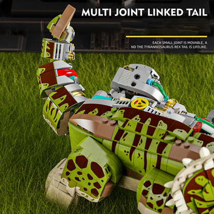Mechanical T-Rex Dinosaur Building Block Toy