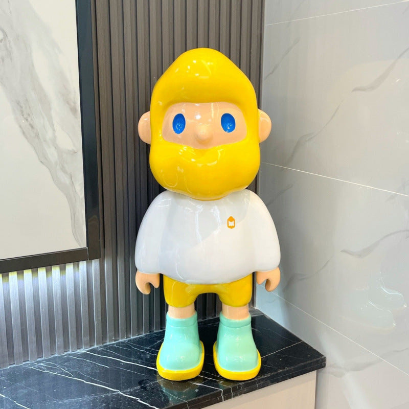 Farmer Bob Cartoon Floor Statue