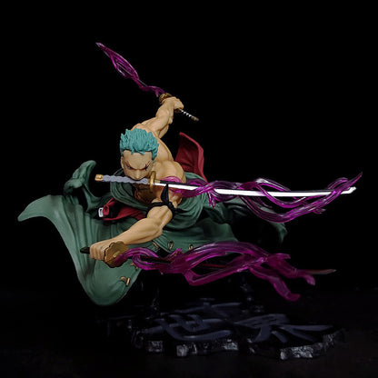 The bagged version of the Zoro figure, showing the protective packaging without the retail box.
